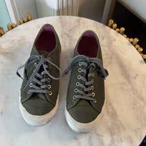 SeaVees Olive Canvas Sneakers